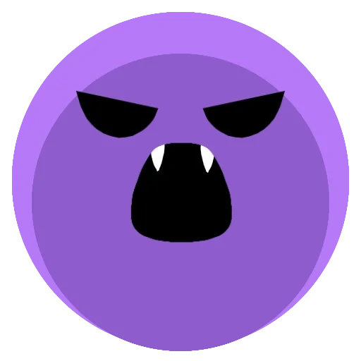 anime, emoji, smiley tika, démon smiley, emoji est un démon violet