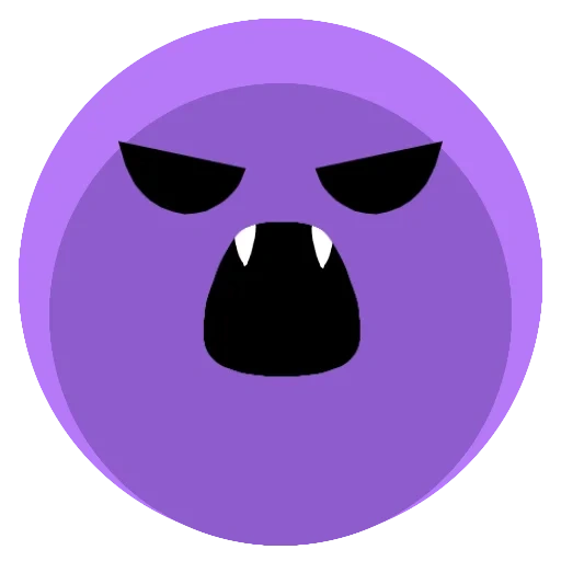 anime, emoji, tika sonriente, smiley demon, emoji es un demonio violeta