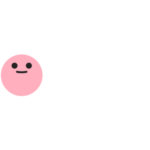 kawaii, emoticón rosa, emoticones de kawaii, smiley es transparente, los emoticones de kawaii son redondos