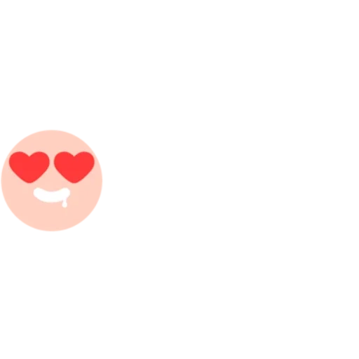 emoji, sign, love icon, tick tok smiley face, heart-shaped expression