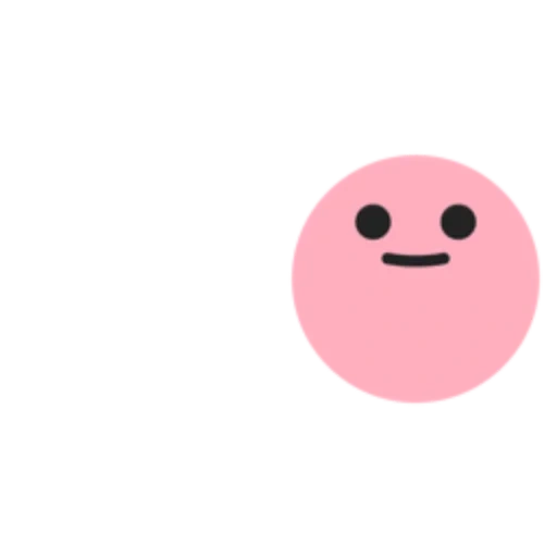 emoticon, pink smiley, pink smiley, kavai smiley, kavai smiley rund