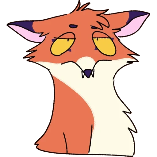 animation, fox head cartoon