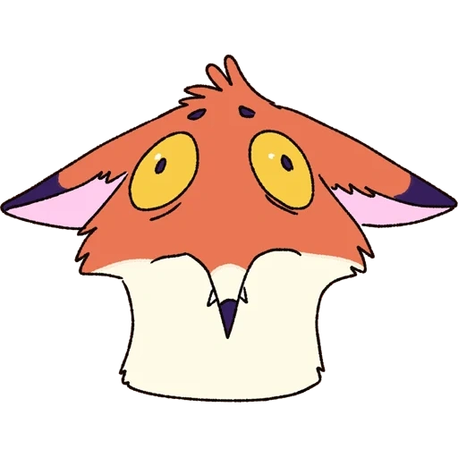 a raposa é fofa, raposa avatar, raposa de desenho animado