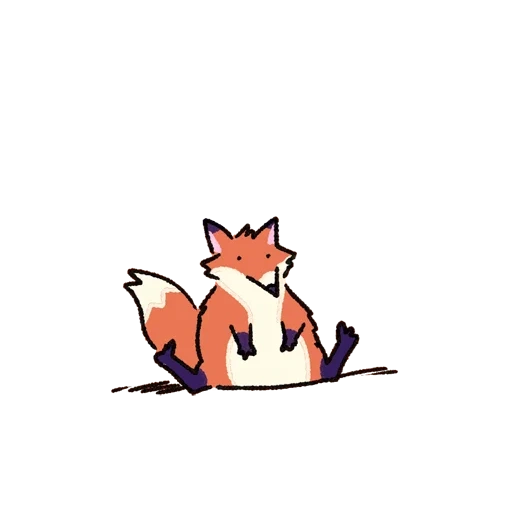 fox, patrón de zorro, ilustración de zorro, ilustración de zorro