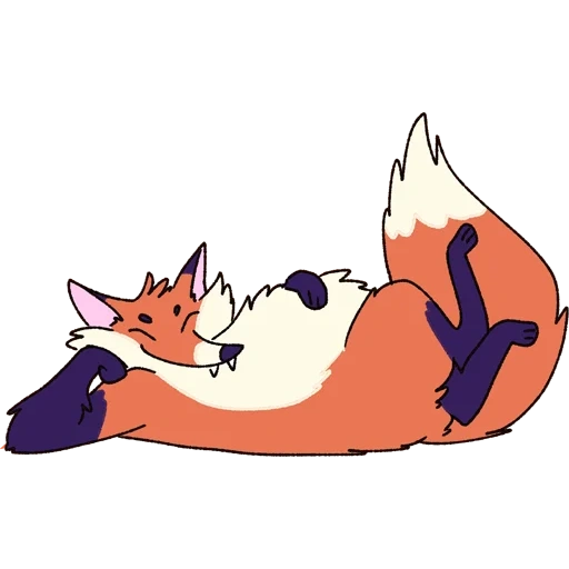 fox, patrón de zorro, ilustración de zorro
