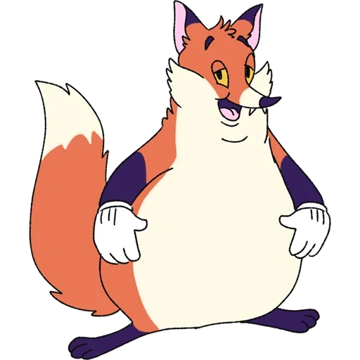 the fox, cartoon fox