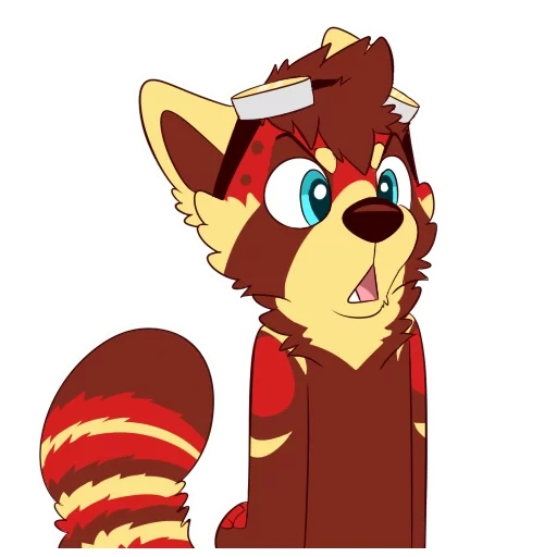 anime, foxy furri, personagens peludos, personagens de chip dale, red panda furry