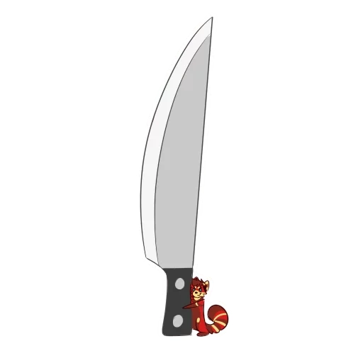 knife, sharp knife, butcher's knife, kitchen knife, transparent bottom knife