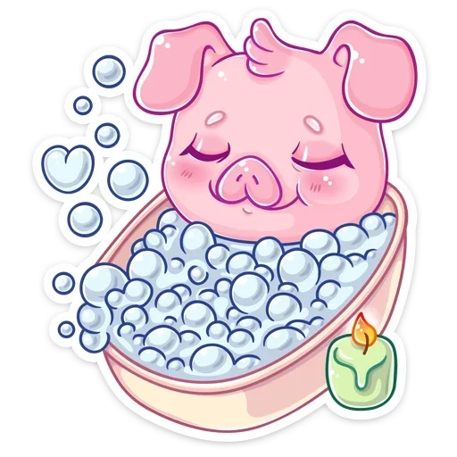 piccolo del bagno, pig timosha, disegno di maiale, timosha pig, savoch pig mlbbb