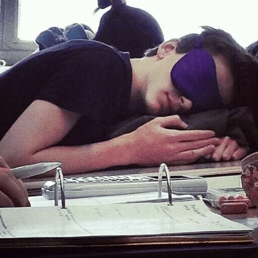 young man, at school, people, shadow student, people sleeping at desks