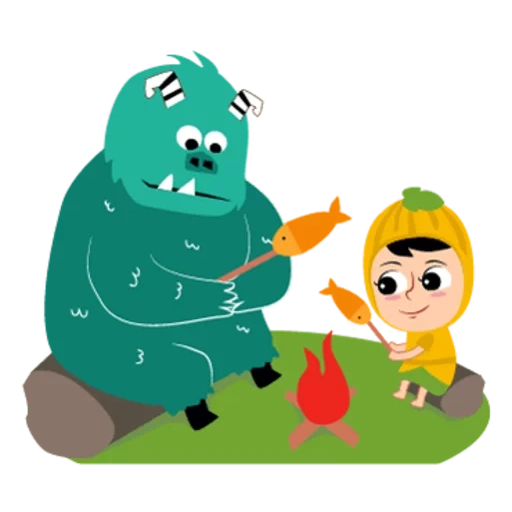 a task, character, illustration, green monster, dumb ways to die
