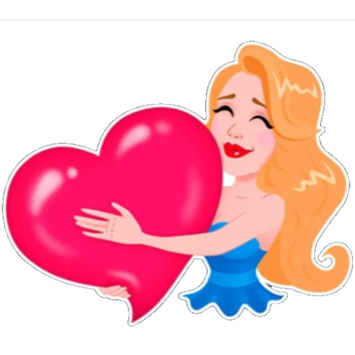 woman, princesses, girl with a heart, air kiss, girl with a heart vector