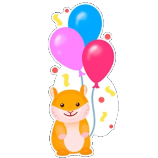 ball fox, cute drawings, balls drawing, the ball of the squirrel is airy, a beasts of balloons