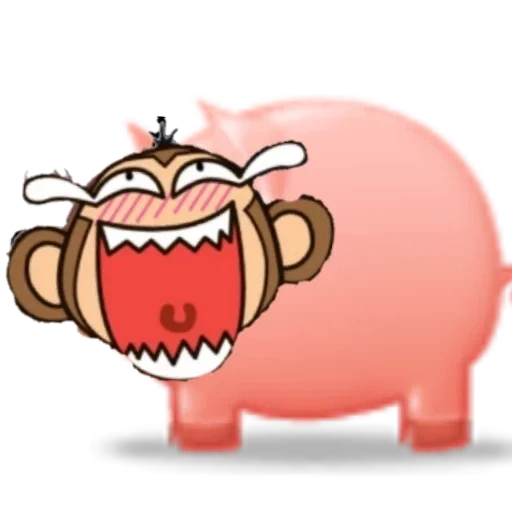 gracioso, cerdo, cerdo hay day, cerdo alcancía, caja de ahorros de cerdo de dibujos animados