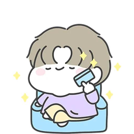 chibi, imagen, kang daniel, chibi de anime, precioso anime