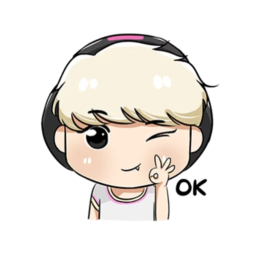 tangkapan layar, bts yoongi, exo chibi tao, chibi jimin bts, gambar chibi yang lucu