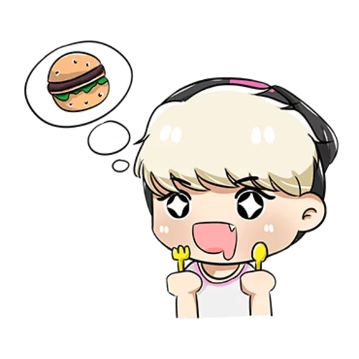 anime, chibi bts, chibi bts, rêve june chibi, dessins mignons de chibi