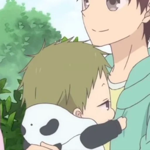 animação, animação é fofa, personagem de anime, gakuen babysitters ruichi