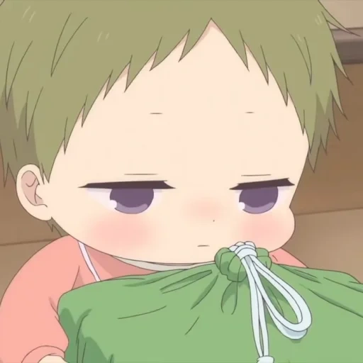 immagine, l'anime carino, bambini anime, babysitter gakuen, best moments anime kotaro babysitter