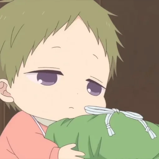 figura, animación linda, papel de animación, animation school baby deseoso-chen, anime al mejor amigo kotaro school baby