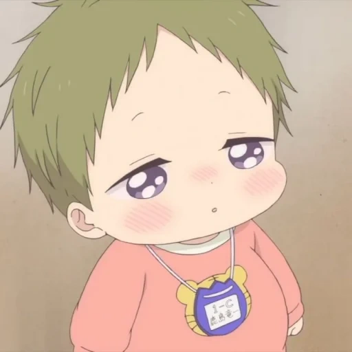 animação querida, menino de anime bonito, papel de animação, babá da escola de otaro, gakuen babysitters kotaro