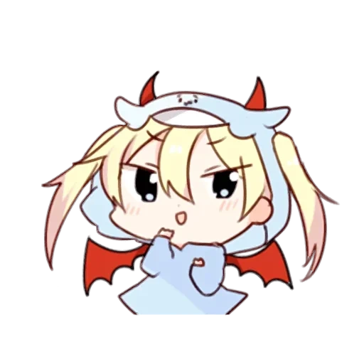 anime, chibi chitoga, anime carino, anime nyashki, anime dragon maid