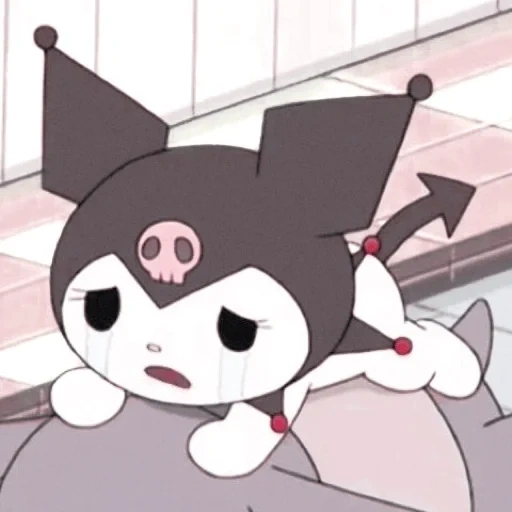 kuromi, ma mélodie, kuromi kitty, kuromi est triste, kuromiks de ressources