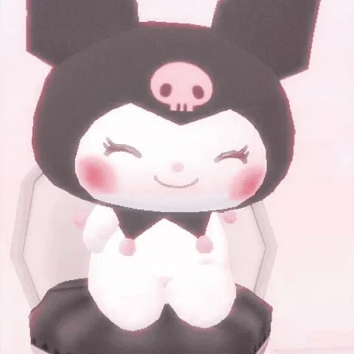 kuromi, hello kitty, kuromi tomototoru, mymelody y kuromi, animación kuromi hello kitty