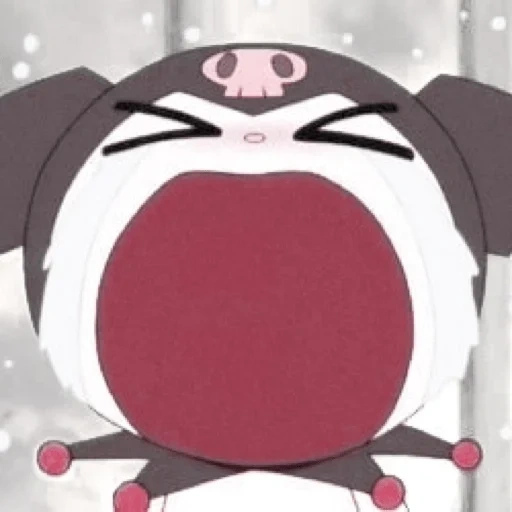 animation, kuromi, black rice, hallow kitty cartoon black rice, line official very miss rabbit sound