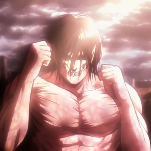 titan attack, titan's attack, ellen yeager titan, titan attacks titan, anime titan attacks helen