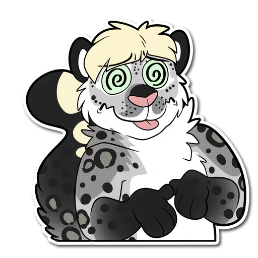 snow leopard, snow leopard, furry snow bars