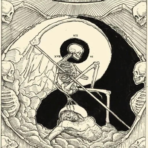 la morte dei tarocchi, l'immagine della morte, tarocchi death art, la morte del valore dei tarocchi, 13 tarot di arkan senior