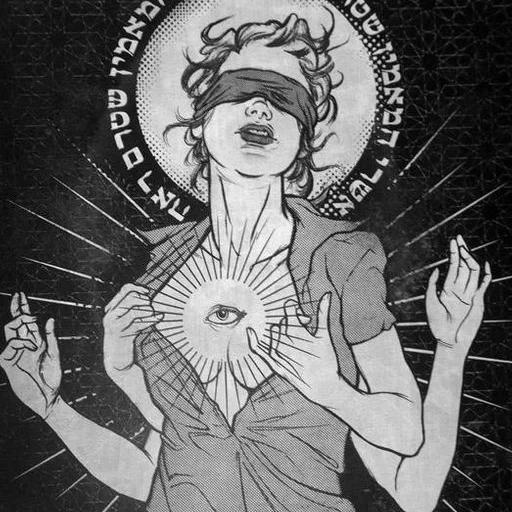 orang, okultisme, mikhail stern, gambar psychedelic