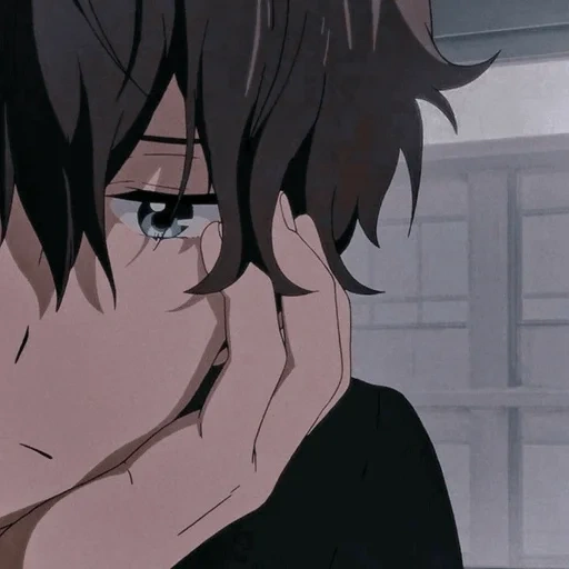 idee anime, anime carino, anime triste, personaggi anime, ragazzi anime tristi