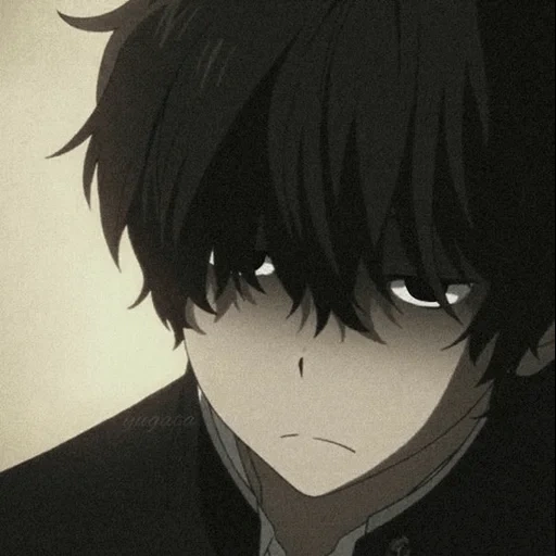 foto, khotar oreki, anime escuro, anime é triste, personagens de anime