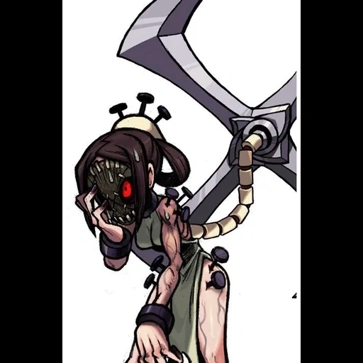 giant, skullgirls, painville skullgirls, scuergles paynville, skull girl