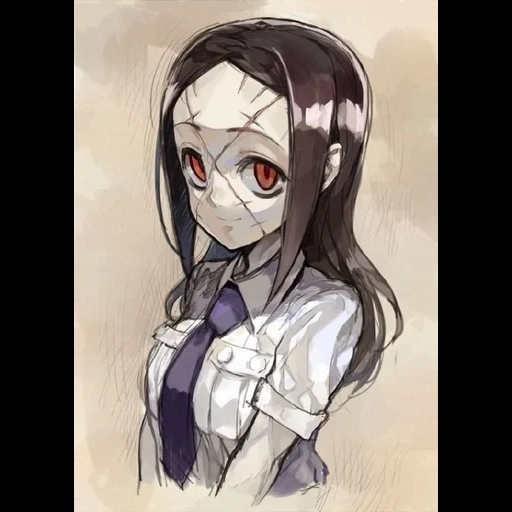 figura, arte de animación, imagen de animación, carol skullgirls, pintura de niña de animación