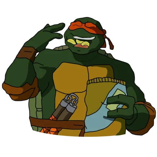 tartarughe ninja, turte michelangelo, tmnt 2003 michelangelo, michelangelo turtles 2003, nuova serie di tartarughe ninja