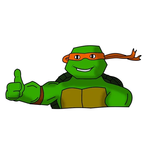 tortue de michel-ange, michel-ange ninja turtle, michel-ange ninja tortues 1987