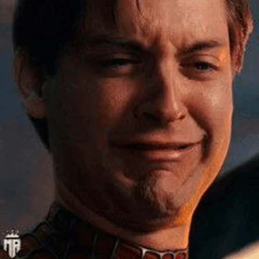 spider-man, toby maguire, spider-man 2, toby maguire is crying, spider-man 3 enemy of reflection