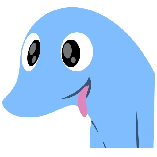 un juguete, delfín, delphin clipart, caricatura de delfines, delfín de una caricatura azul