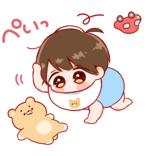 asian, chibi cute, anime cute, bts and bt21 chibi, lovely anime drawings