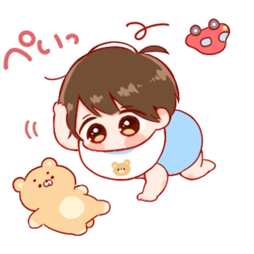 asiático, chibi lindo, anime lindo, bts y bt21 chibi, dibujos de anime encantadores