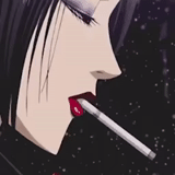 nana, anime, bild, nana anime, nana osaka mit einer zigarette