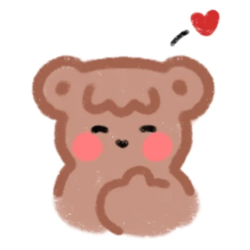 oso lindo, querido oso, lindos dibujos, animales bonitos, lindo oso coreano