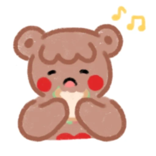 bear, ddaseo, toys, cubs are cute, sketch of cute bear
