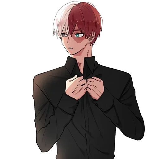 todoroki, rattan on the host tree, todoroki shoto rendering, todoroki shoto villain