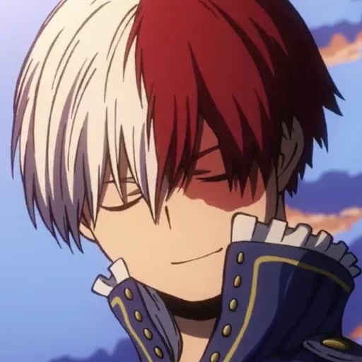 todoroki, anime boy, rattan on the host tree, shoto todoroki, cartoon character