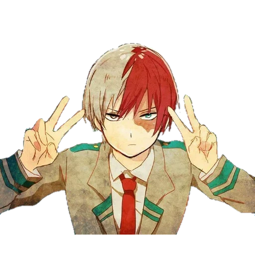 todoroki, todoroki shoto, anime todoroki, akademi heroik saya, anime akademi heroik saya