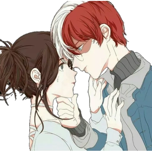 wattpad, todoroki x, anime lovers, steam, cute couple animation